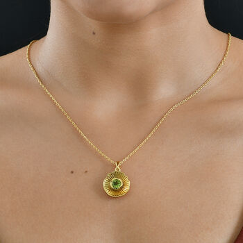 EverTrue Peridot Anh&auml;nger mit 50cm Kette - 0,75 ct.