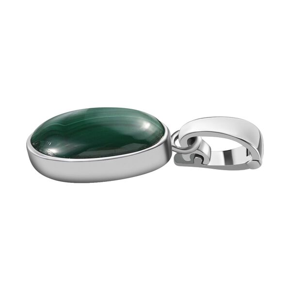AAA Malachit Anhänger  Edelstahl ca. 15,61 ct. image number 4