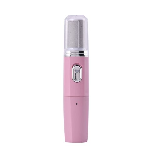4-in-1 Hornhautentferner & Nagelpolierer mit Aufbewahrungstasche, Wasserdicht, rosa image number 1