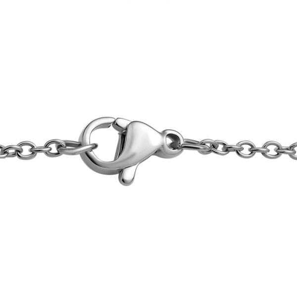 Schwarzer Glasachat, Lebensbaum Anh&auml;nger mit Kette image number 5