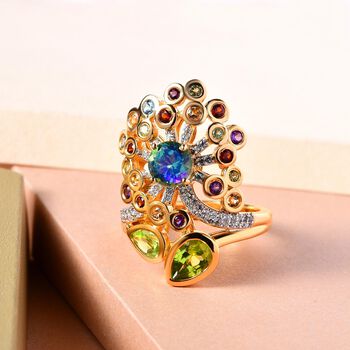 GP Italian Garden Kollektion - Mehrfarbiger Edelstein-Ring - 2,97 ct.