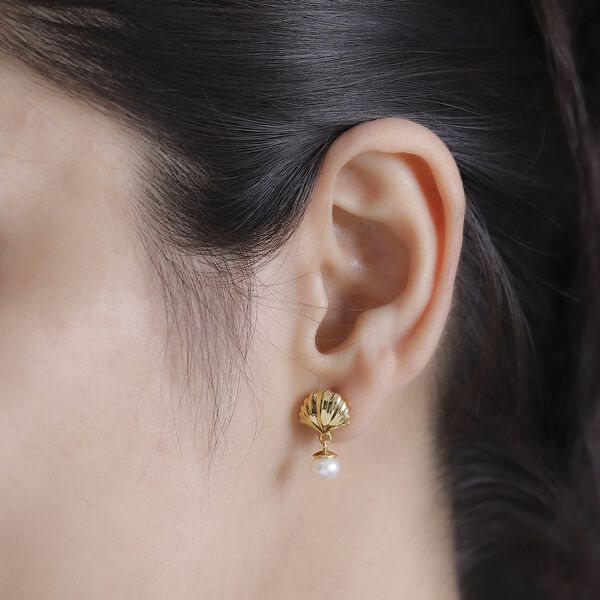 S&uuml;&szlig;wasser Perle-Ohrringe image number 2