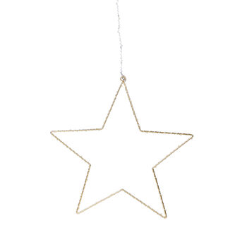 Lichterkette mit h&auml;ngendem Stern