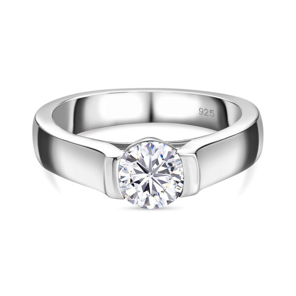 Moissanit Ring - 0,73 ct.