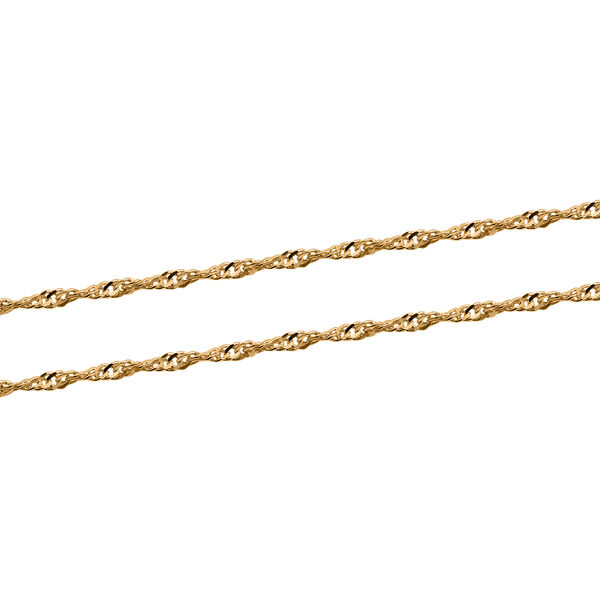 Prince of Wales Kette 75cm in vergoldetem 925 Silber image number 2