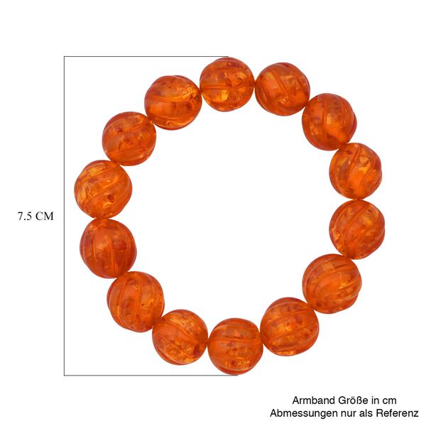 Synthetischer Bernstein Armband 19 cm image number 4