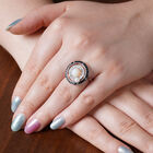 AA Äthiopischer Opal. Süßwasser Perle Ring 925 Silber Zweifarbige Beschichtung ca. 2.41 ct image number 2