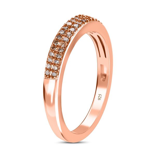 Nat&uuml;rlicher Champagner Diamant-Ring - 0,20 ct. image number 5