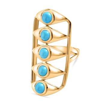 Sleeping Beauty T&uuml;rkis Ring, ca. 2,49 ct.