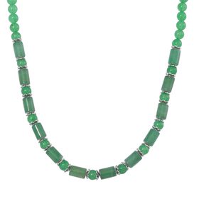 Grüne Aventurin-Halskette, 45 cm - 220 ct.