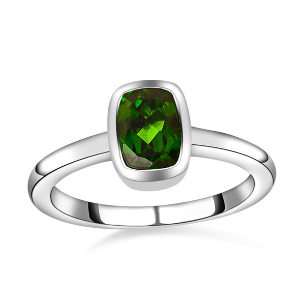 Nat&uuml;rlicher Chromdiopsid-Ring - 0,85 ct. image number 4