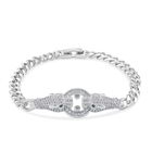 Roter Zirkonia, Grüner Zirkonia Armband ca. 18.5 cm Nickelfreies Messing Standard 0.22 ct