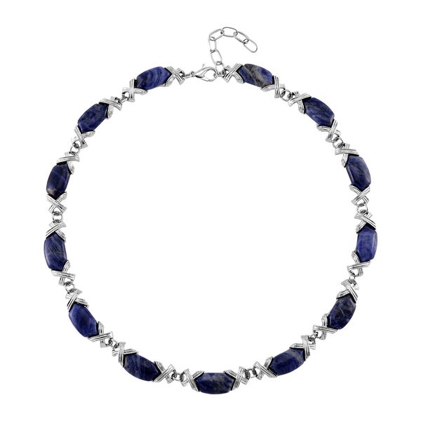 Sodalith 45+5cm Halskette - 250 ct. image number 3