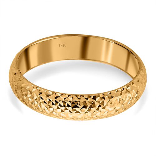ILIANA Bandring mit Diamantschliff-Muster image number 0