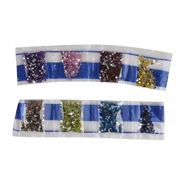 DIY Diamond Painting Leinwand Katze, mehrfarbiges Motiv mit Glitzerakzenten, 29x29cm, Mandala image number 7