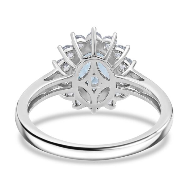 D'Joy AA blauer und wei&szlig;er Zirkon Ring - 2,61 ct. image number 5