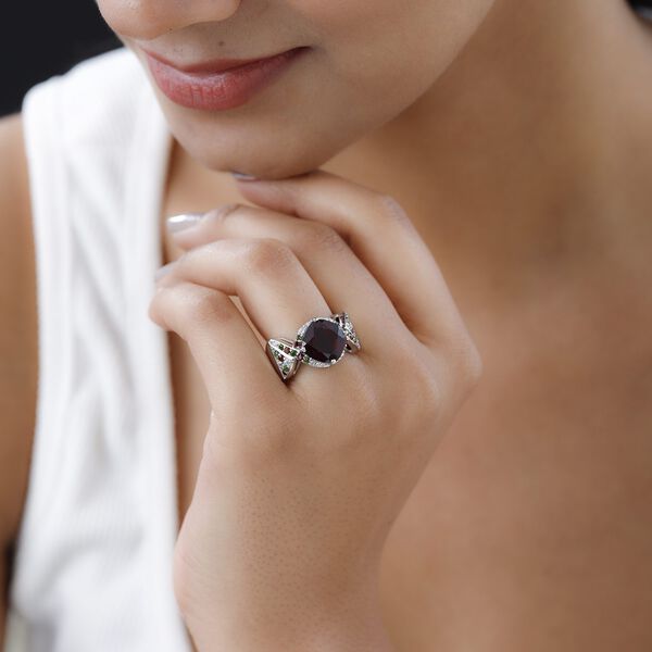GP Italian Garden Kollektion - Mosambik Granat und Multi-Edelstein-Ring - 5,63 ct. image number 3