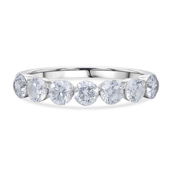 LUXURIANT DIAMOND - Lab Grown Diamant SI-GH Ring 925 Silber Rhodiniert (Gr&ouml;&szlig;e 17.00) ca. 2,00 ct
