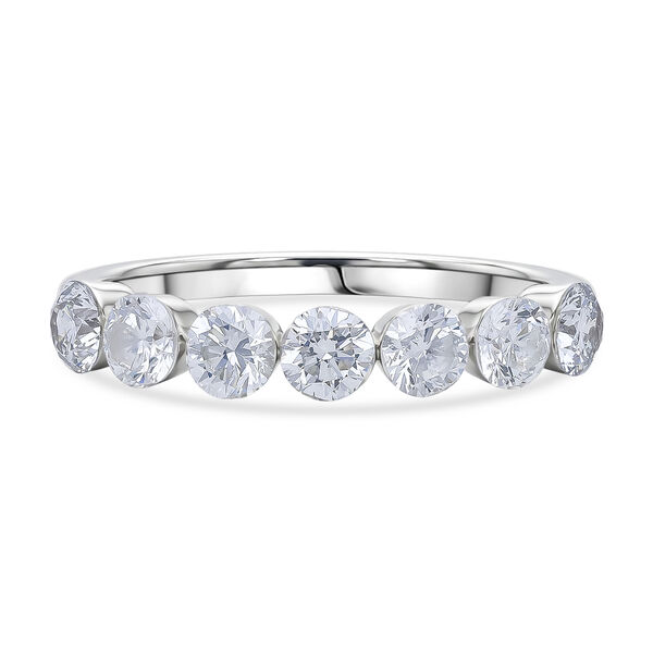 LUXURIANT DIAMOND - Lab Grown Diamant SI-GH Ring 925 Silber Rhodiniert (Gr&ouml;&szlig;e 17.00) ca. 2,00 ct