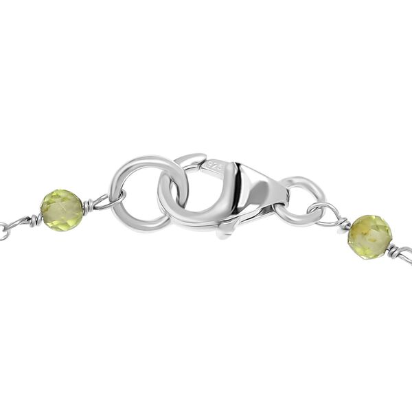 Peridot Armband ca. 19 cm 925 Silber rhodiniert ca. 6.00 ct image number 4