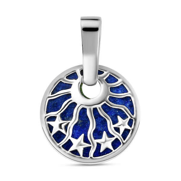 Lapislazuli Anh&auml;nger, reines Messing ca. 13,31 ct