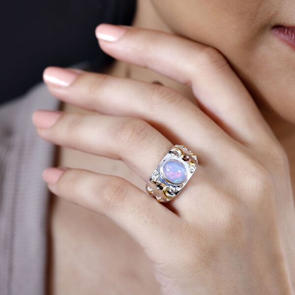 Nat&uuml;rlicher, &auml;thiopischer Welo Opal-Ring - 1,17 ct. image number 4