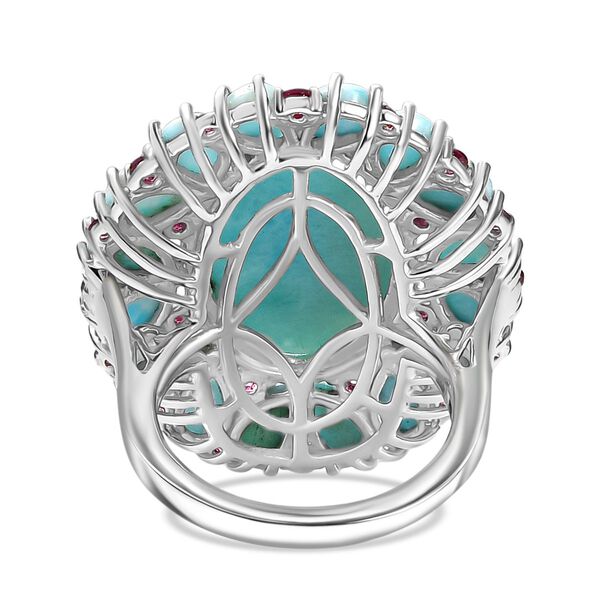 D&rsquo;Joy AA Larimar und Rhodolith Granat Ring - 22,54 ct. image number 6