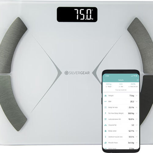 Bluetooth-Smart-Waage, Weiß image number 1