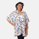 Muster Kimono mit Rüschen, Einheitsgröße Tropical