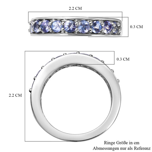 AA Tansanit-Ring - 0,86 ct. image number 7