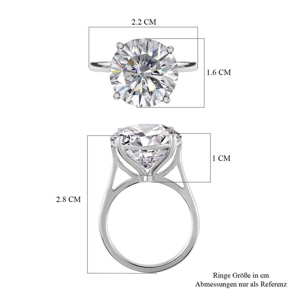 Moissanit Ring - 10 ct. image number 7
