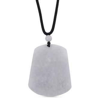 EXTREM SELTEN Nat&uuml;rliche Wei&szlig;e Jade Anh&auml;nger mit Kette 50 cm ca. 155.00 ct