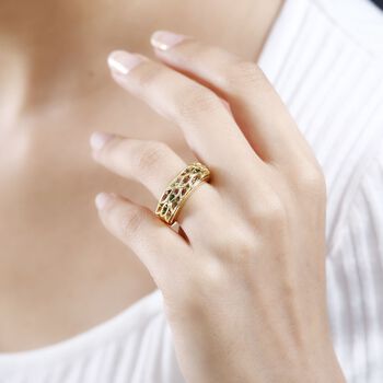 AA mehrfarbiger Turmalin-Ring - 1,58 ct.