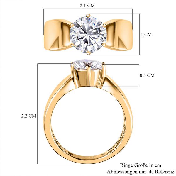 Moissanit Ring - 1,74 ct. image number 7