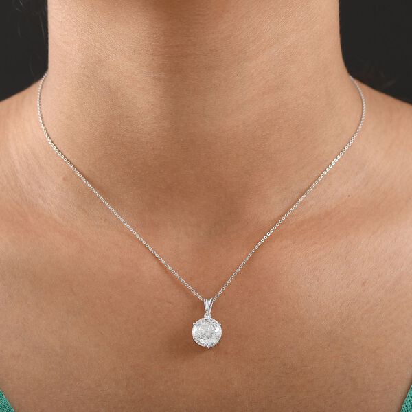 D'Joy Moissanit Anh&auml;nger mit 50cm Kette - 4 ct. image number 2