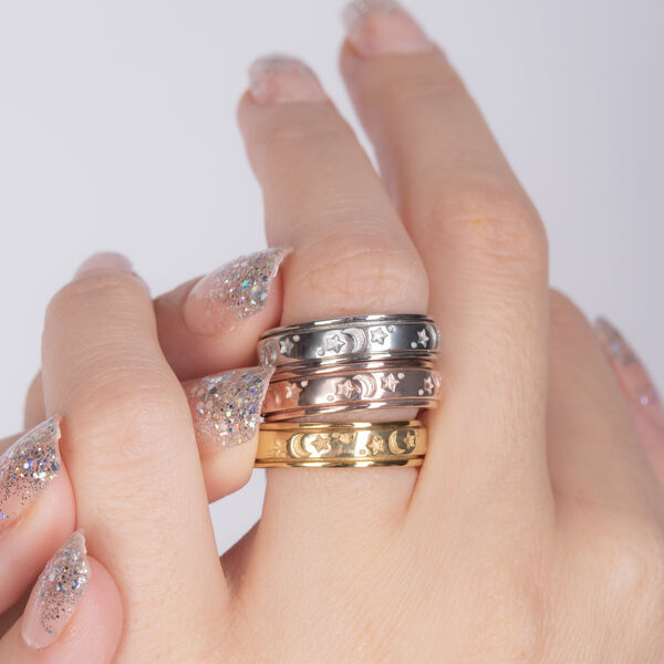 925 Silber ros&eacute;vergoldetRing (Gr&ouml;&szlig;e 19.50) ca. 5,27g image number 5