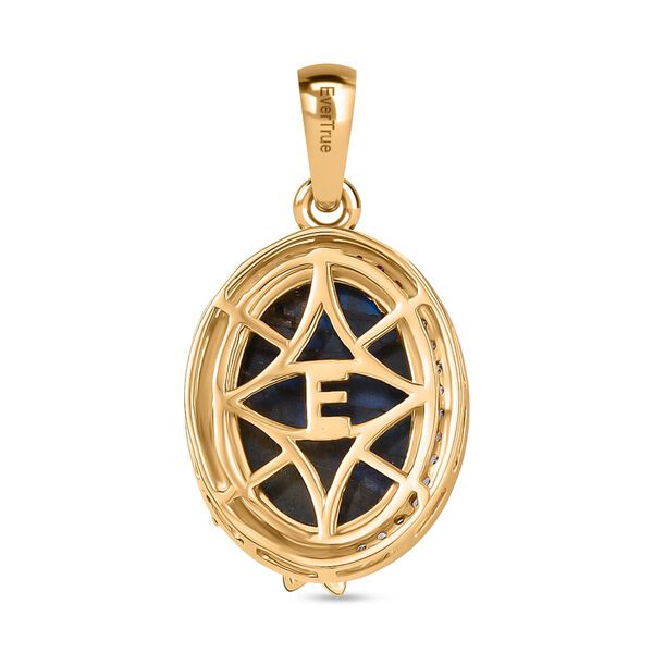 EverTrue AAA Labradorit und Zirkon Anh&auml;nger - 7,32 ct. image number 5