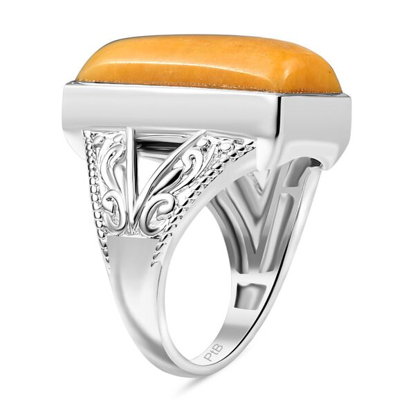 Gelber Aventurin Ring Messing (Gr&ouml;&szlig;e 19.00) ca. 11,67 ct image number 4