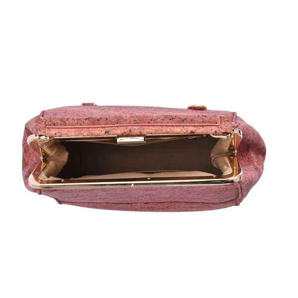 Rucksack aus Naturkork mit Schultergurt, Rot image number 5