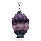 Mehrfarbiger Fluorit Anhänger Edelstahl ca. 50,00 ct