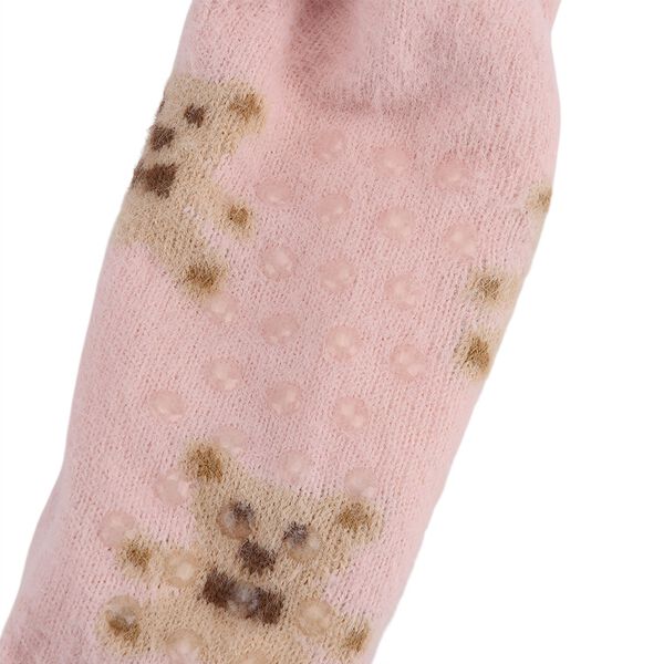 Kuschelige Sherpa-Socken mit Teddy-Bär-Motiv, Teddy Rosa image number 4