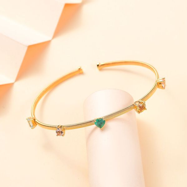 Multi-Edelstein-Armreif, 19cm - 1,76 ct. image number 8