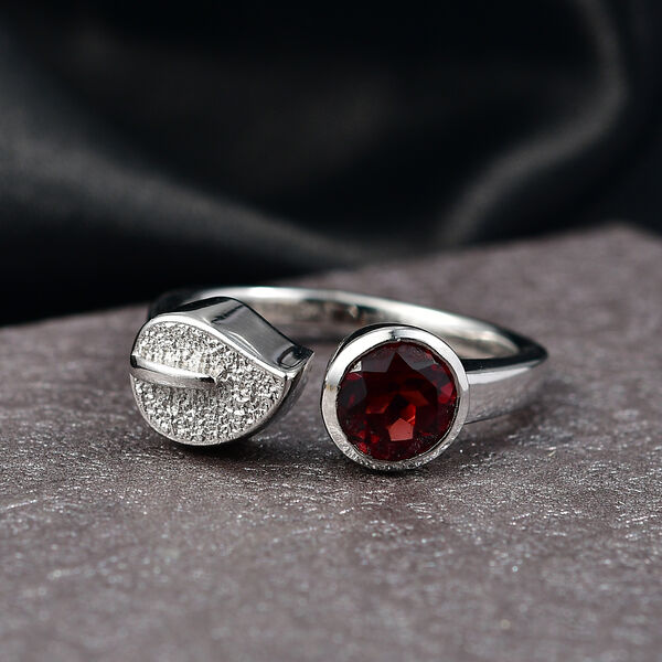 EverTrue roter Granat Ring - 1 ct. image number 1