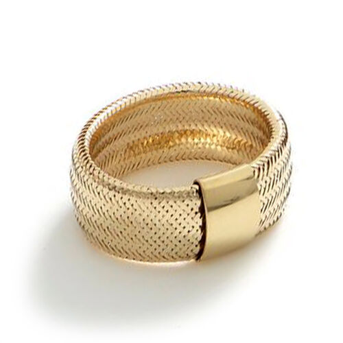 Maestro Kollektion - Flexibler Ring in 375 Gelbgold (Größe 16-18) image number 0