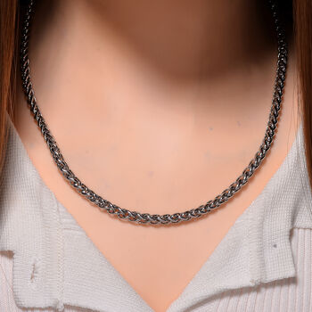 Byzantinische 50+5cm Halskette in Silberton