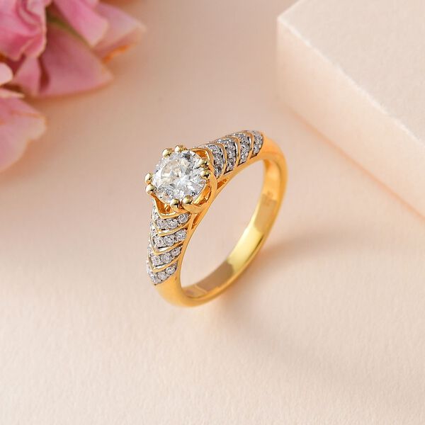 Moissanit Ring - 1,22 ct. image number 2