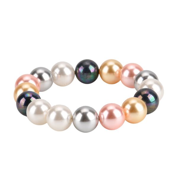 3er-Set mehrfarbiges Muschelkernperle Schmuckset image number 6