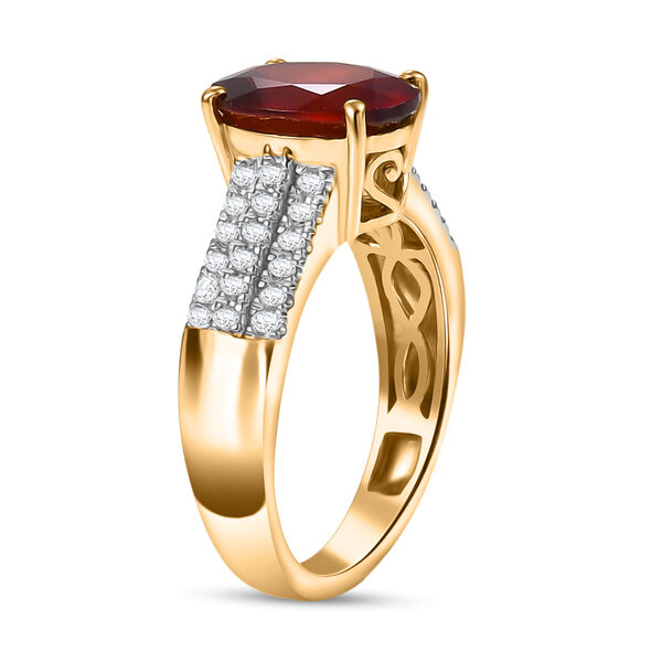 D'Joy AAA Hessonit Granat und Zirkon Ring - 3,46 ct. image number 5