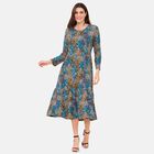 TAMSY - Damen bedrucktes Midikleid, Größe 40, Mehrfarbig image number 0