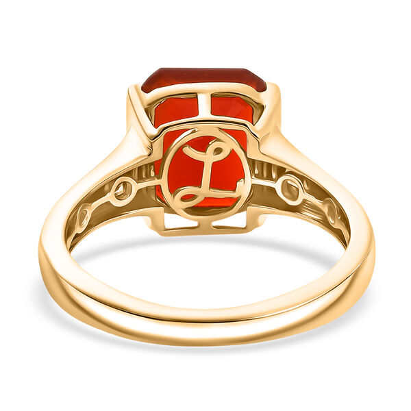 LUXORO AAAA Blaze Feueropal Ring 585 Gold (Größe 17.00) ca. 2,12 ct image number 6